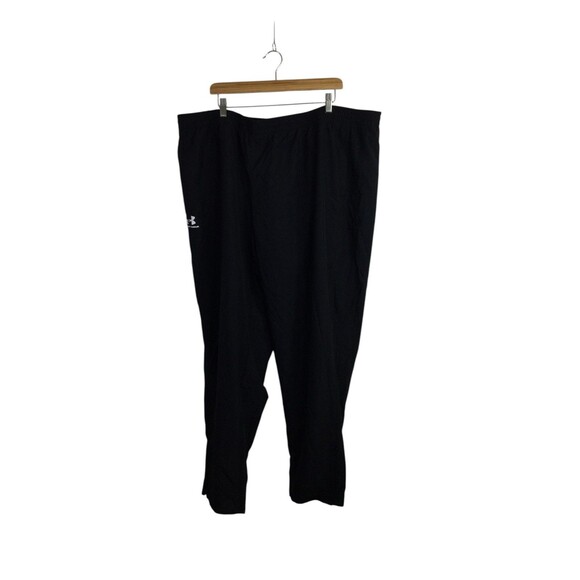 Under Armour Mens Activewear Fitted Pants Nylon Elastic Waist Black Size 4XL - Picture 1 of 13